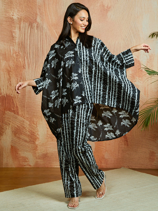 Women's Black Co ords Set