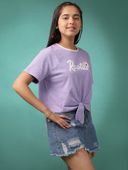 Girls Cotton Crop Top