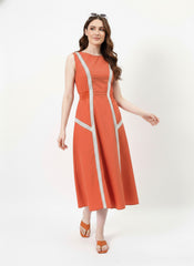 Fit & Flare Midi Dress