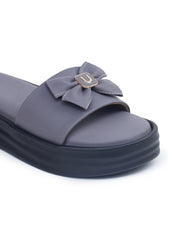 Casual Fashion Sandals Open Back Flatform Heels