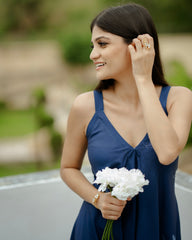 Twilight Blue Palazzo Jumpsuit
