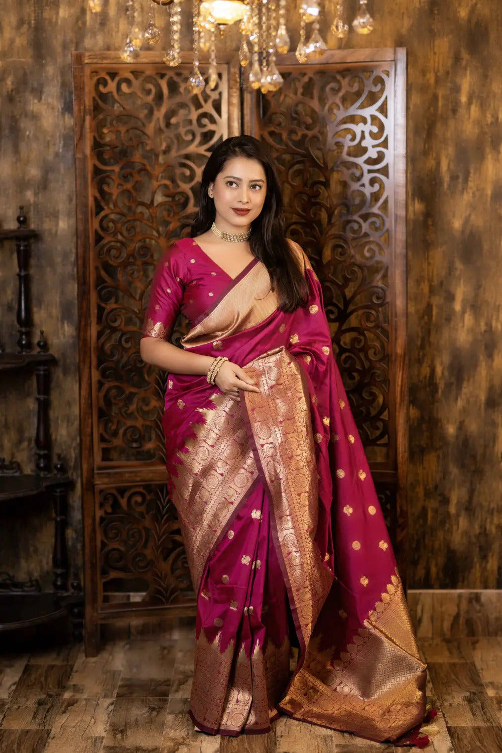 Soft-Poly-Silk-saree-with-stylish-prints-peazari