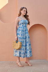 Seashell Cream Corset Midi Dress