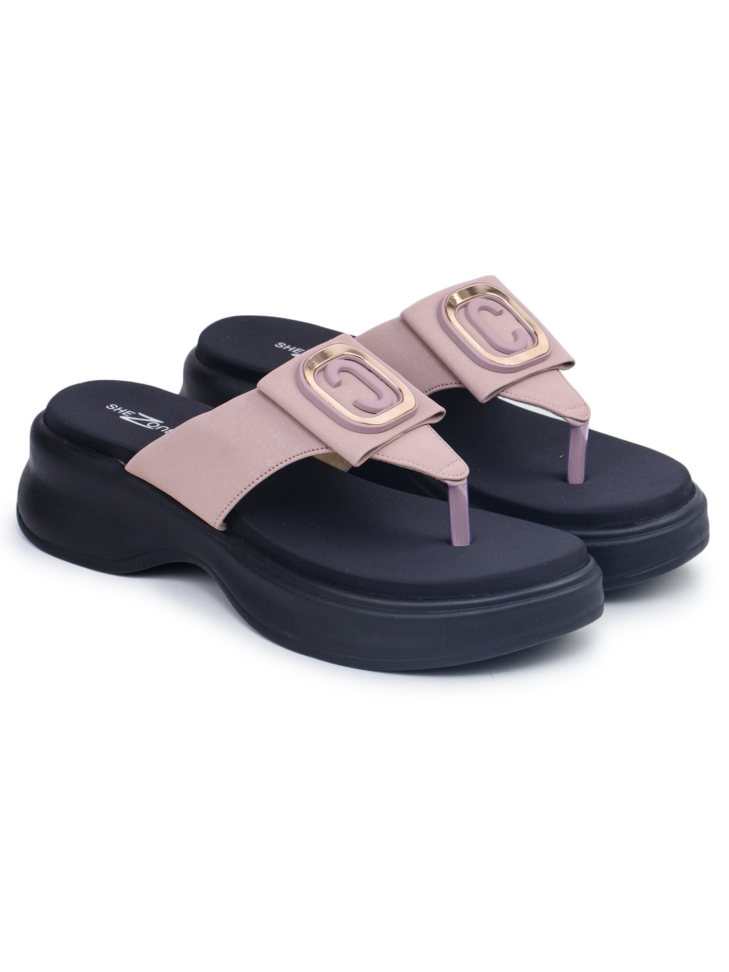Casual Open Back Round Toe Heels