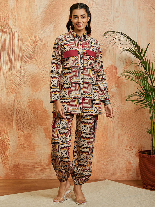 Women's Rust Co ords Set
