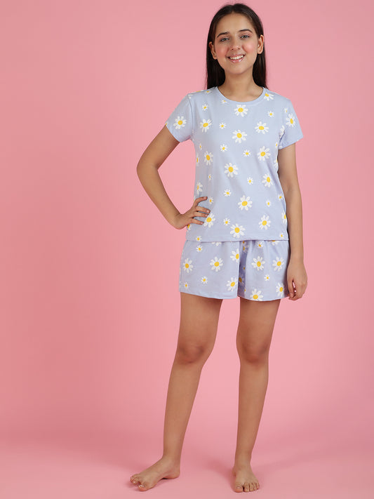 Girls Cotton Night Suits