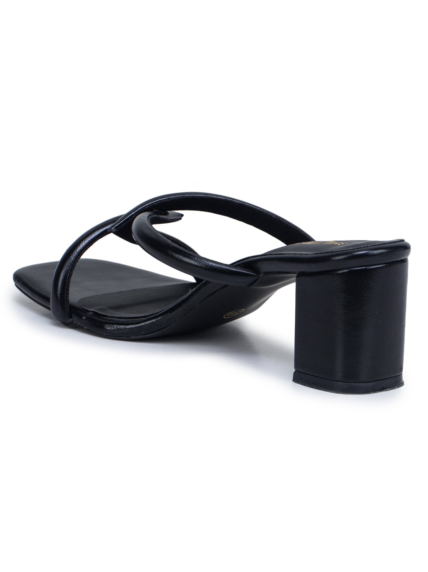 Fashion Open Back Sandal 2 inches Block Heels