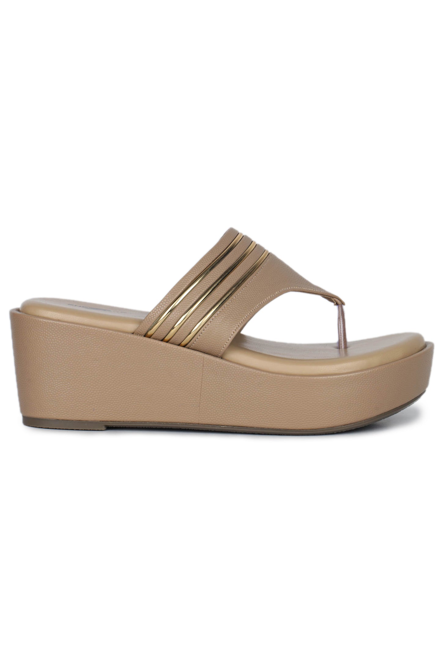 Casual Fashion Sandals 3 Inches Wedge Open Back Round Toe Heels