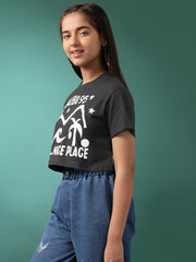 Girls Cotton Crop Top