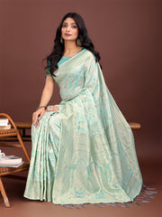 Elegant Yellow Cotton Saree with Golden Zari Work – Graceful Comfort for Everyday & Festive Wear