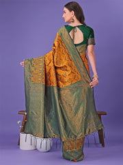 ASTITA - Radiant Lichi Silk Saree - A Touch of Royalty in Every Thread