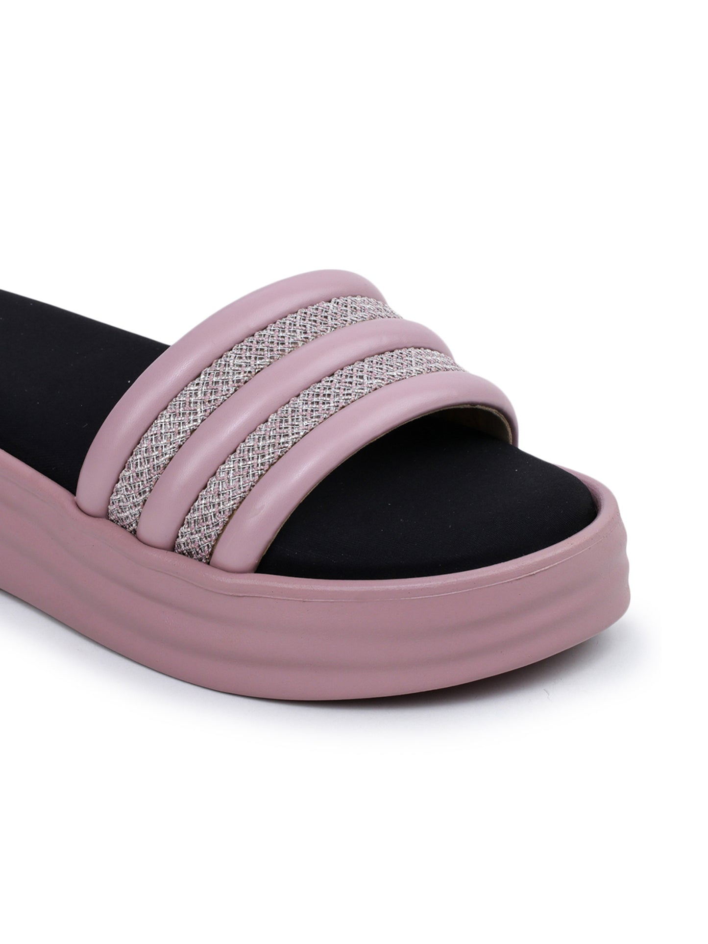 Casual Fashion Sandals Open Back Flatform Heels