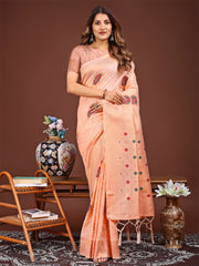 Elegant Woven Work Saree - A Whiff of Tradition Wrapped in Grace