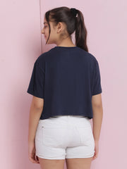 Girls Cotton Crop Top