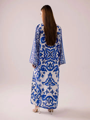 Womens White Long Kaftan