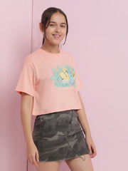 Girls Cotton Crop Top