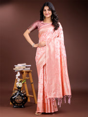 Light Green Linen Cotton Saree – Elegant Simplicity for Everyday Grace