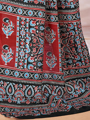 Women's Dola Silk DigitalPrint DesignerSaree With Blouse Piece