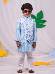 Boys' Blue Nehru Jacket
