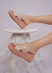 Fashion Open Back Sandal 3 inches Wedge Heels
