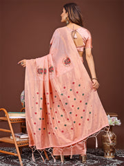Elegant Woven Work Saree - A Whiff of Tradition Wrapped in Grace
