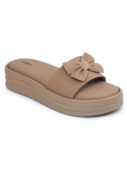 Casual Fashion Sandals Open Back Flatform Heels