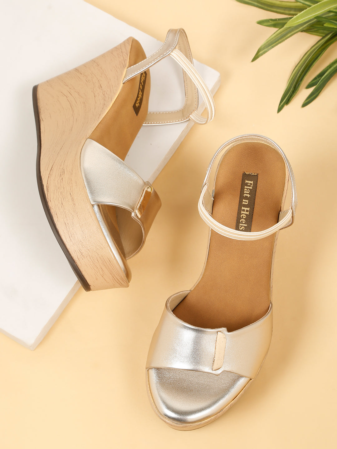 Casual Fashion Backstrap Wedge Sandals