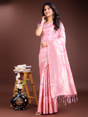 Light Green Linen Cotton Saree – Elegant Simplicity for Everyday Grace