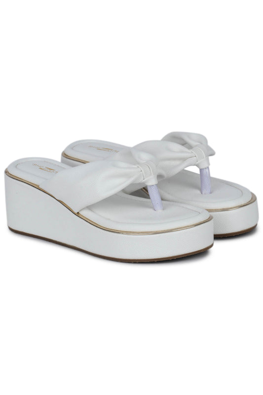 Casual Fashion Sandals 2.5 Inches Wedge Open Back Round Toe Heels