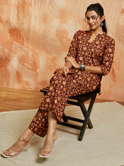 Women's Rust Co ords Set