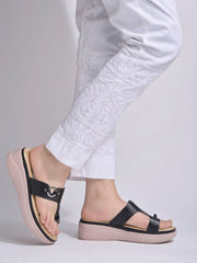 Comfortable Casual Black Platforms Heels For Women & Girls