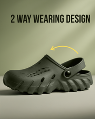 Extra Soft Men's Classic Casual Sports Clogs/Sandals with Adjustable Back Strap for Adult