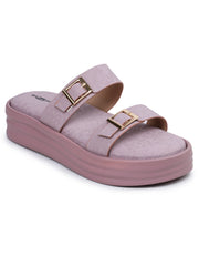 Casual Fashion Sandals Open Back Flatform Heels