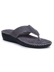 Fashion Open Back Sandal 1 inch Wedge Heels