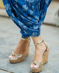 Midnight Blue Dhoti Jumpsuit