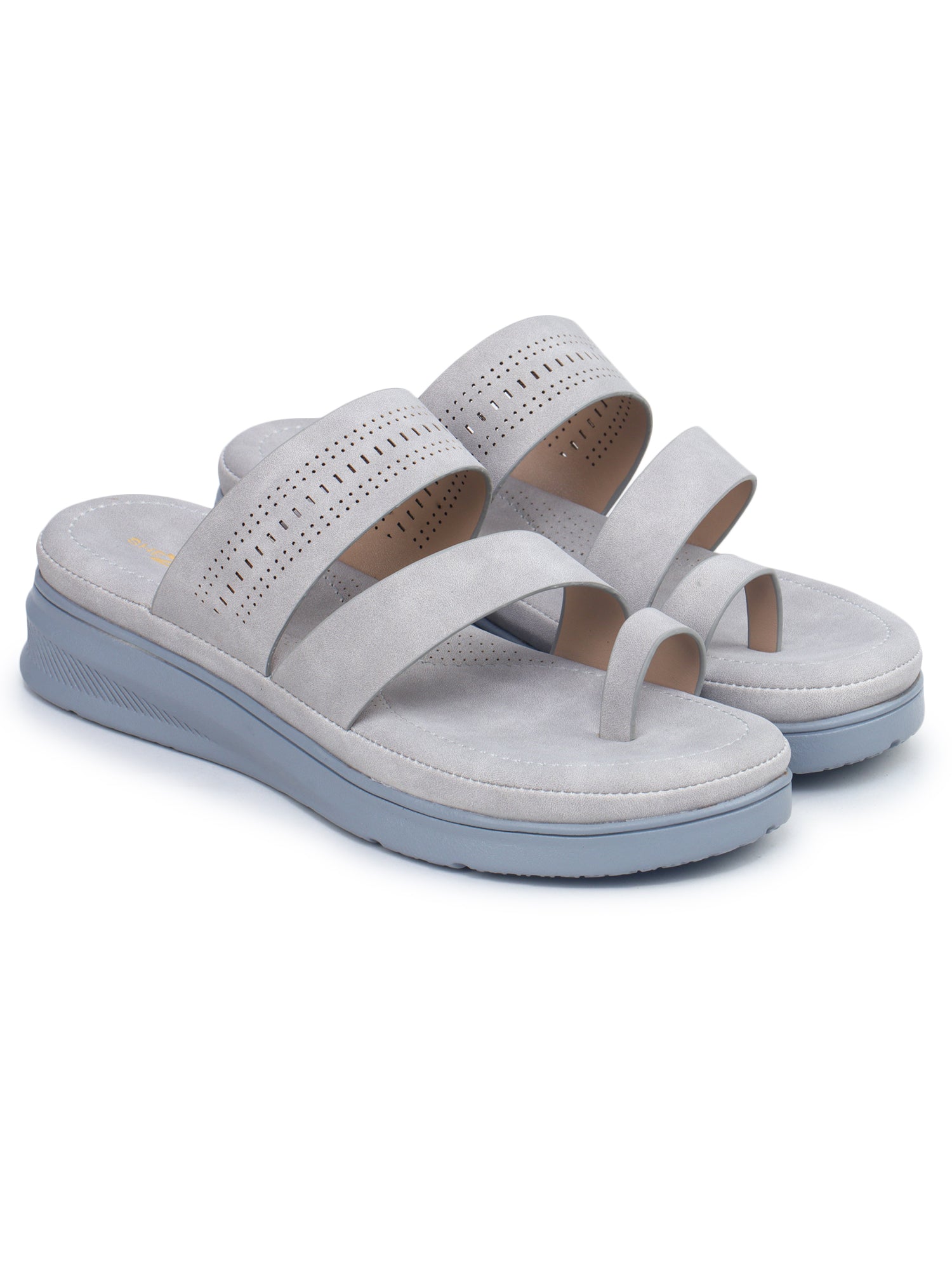 Casual Open Back Round Toe Heels