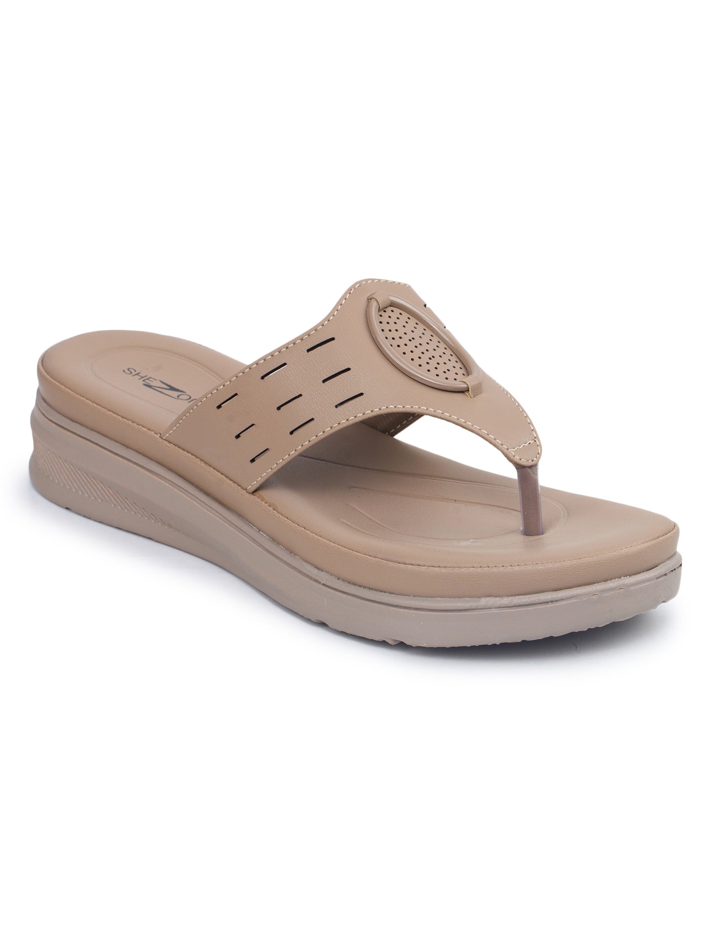 Casual Fashion Sandals Open Back Flatform Heels
