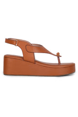 Casual Fashion Sandals 2.5 Inches Wedge Ankle Loop Round Toe Heels