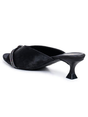 Casual Fashion Sandals Open Back Kitten Heels