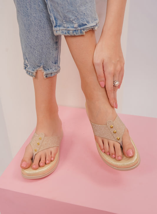 Fashion Open Back Sandal 1 inch Platform Heels