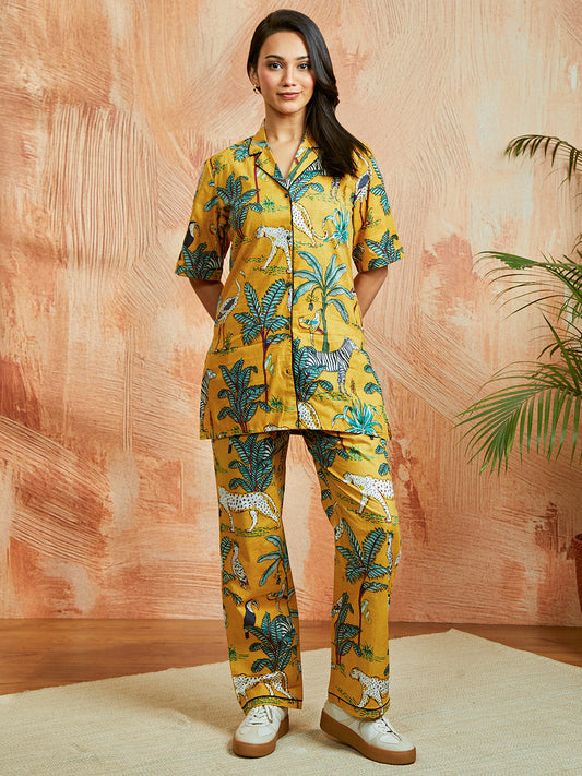Women's Mustard Co ords Set