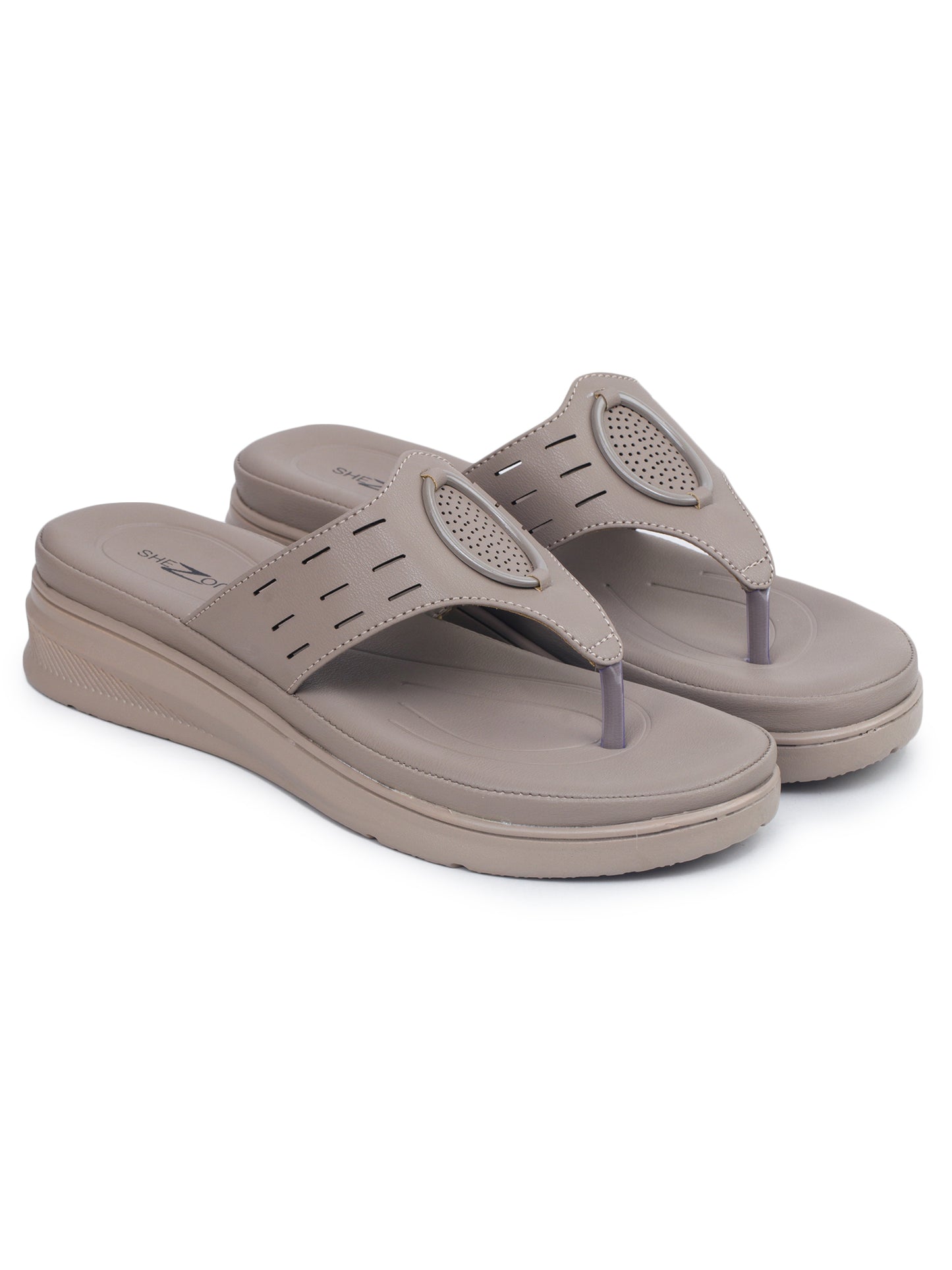 Casual Fashion Sandals Open Back Flatform Heels