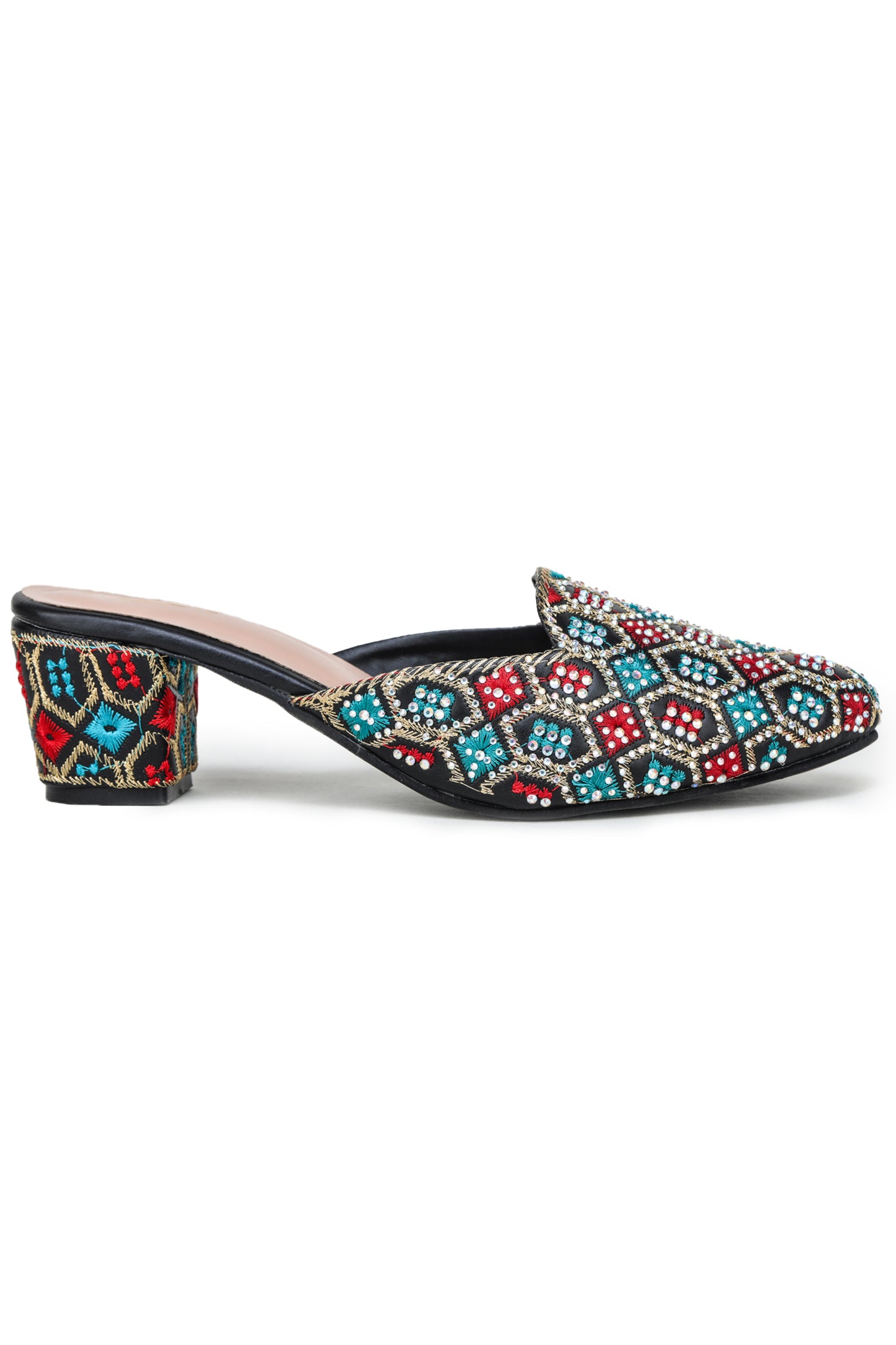 Women Casual Fashion Open Back Sandals - 2 inches Block Heels 