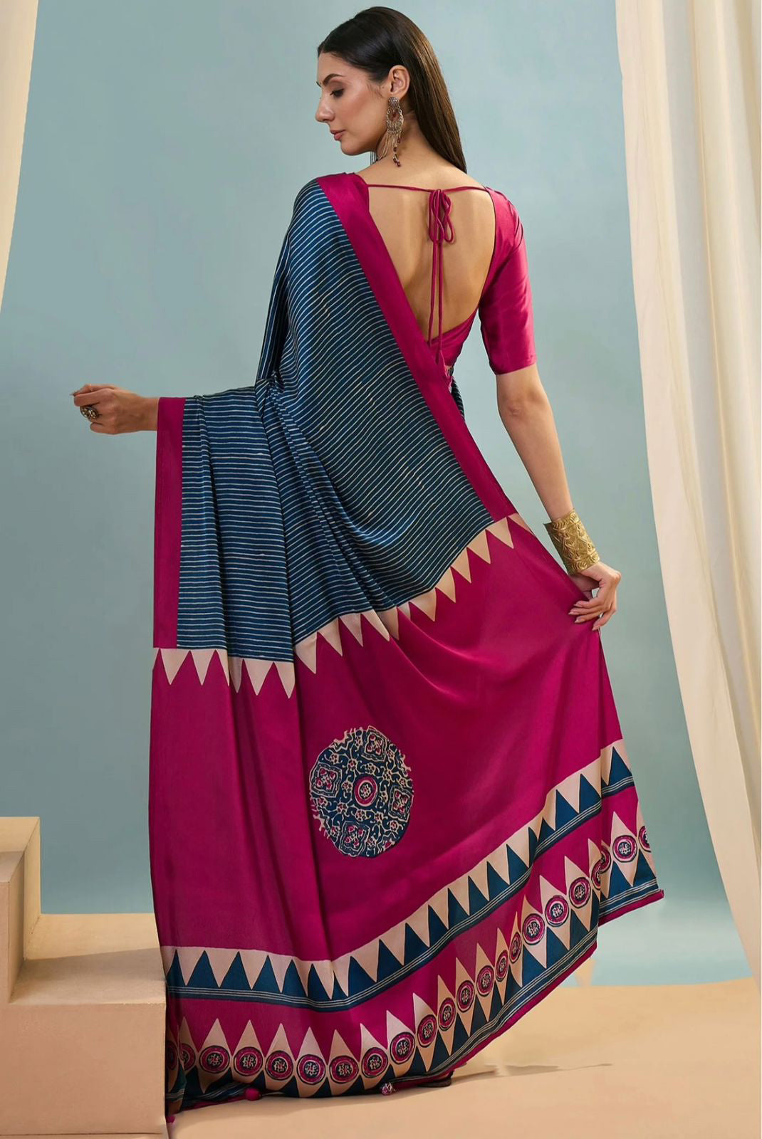 Soft-Modal-Silk-saree-with-stylish-prints-ajmodal2