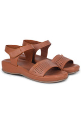Casual Fashion Sandals 1 Inch Flatform Ankle Loop Round Toe Heels