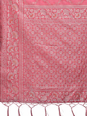 Elegant Sea Green Linen Cotton Saree with Silver Zari – Perfect Blend of Comfort & Charm