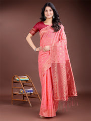Elegant Sky Blue Cotton Saree with Contrast Pallu – Perfect Blend of Tradition & Comfort