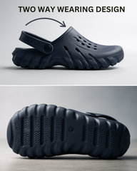 Extra Soft Men's Classic Casual Sports Clogs/Sandals with Adjustable Back Strap for Adult