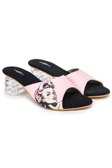 Women Casual Fashion Open Back Mules - 2 inches Block Heels 