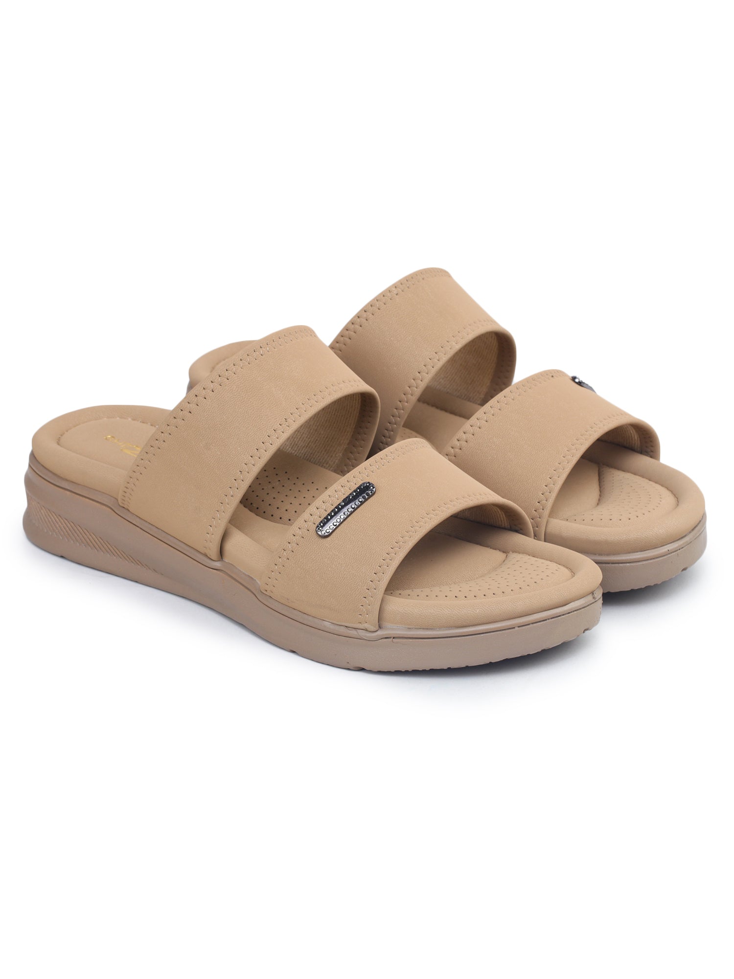 Casual Open Back Round Toe Heels